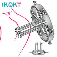 Анальный, вагинальный металлический расширитель для ануса, анальная регулируемая пробка стимулятор