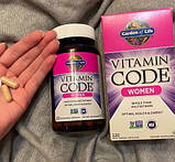 Сирі вітаміни для жінок Garden Of Life Vitamin Code Women 120 капсул, фото 5