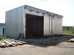 Сушильна камера б/у 140 куб. м. (KDY-60C + KDY-80C) для деревини, котел водогрівний Крігер КВМ050 бу 2006г