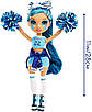 Rainbow High Cheer Skyler Bradshaw – Blue Cheerleader Fashion Doll with Pom Poms and Doll Acc. Лялька Чер-лідер, фото 4