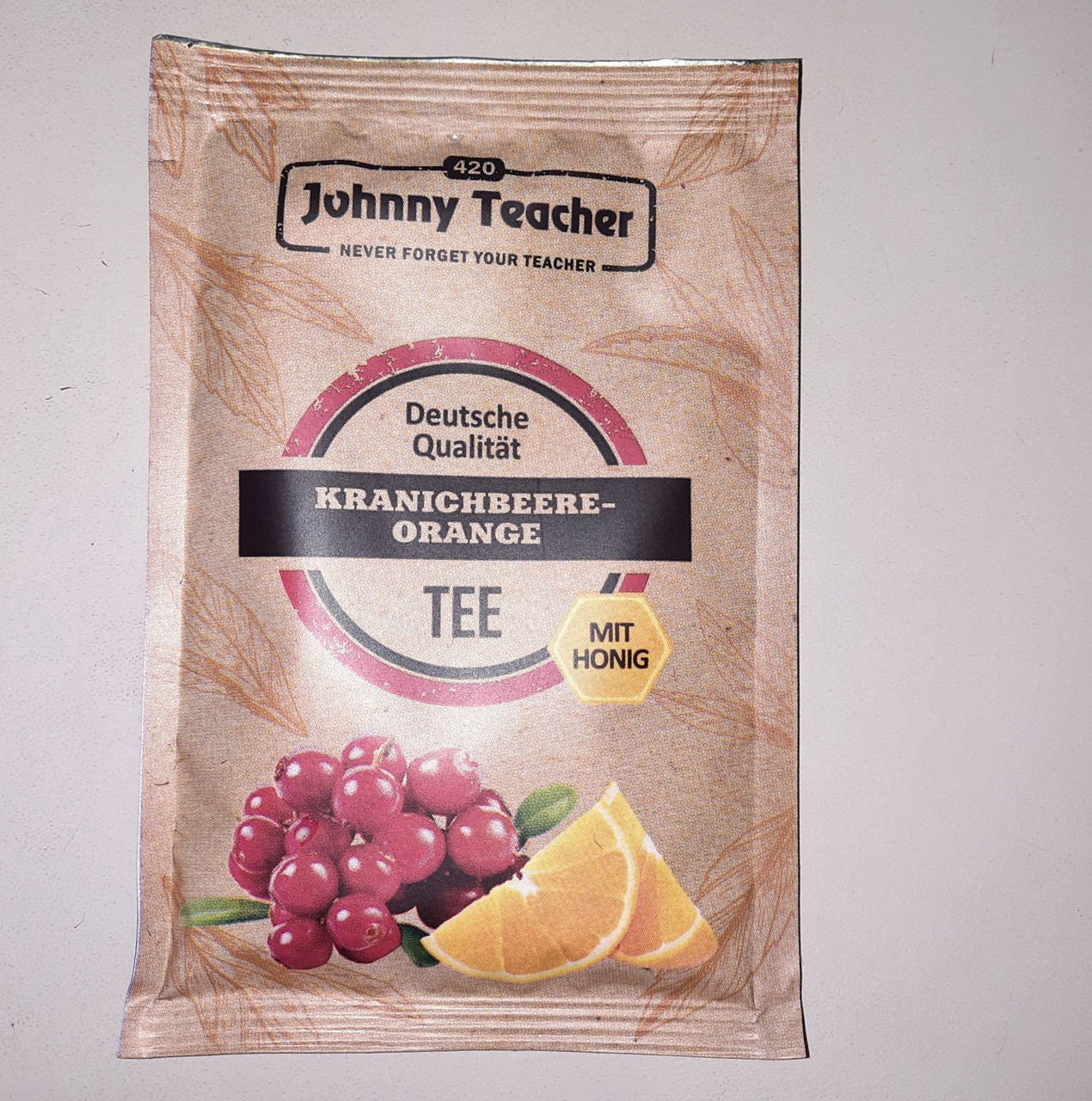 Чай рідкий Журавлина-апельсин Johnny Teacher, 50 г, концентрований