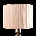 Настільна лампа класична з абажуром на 1 лампу 43 см SM-2130/1T/FGD, фото 2