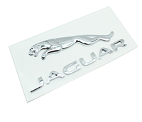 Эмблема с надписью Jaguar хром