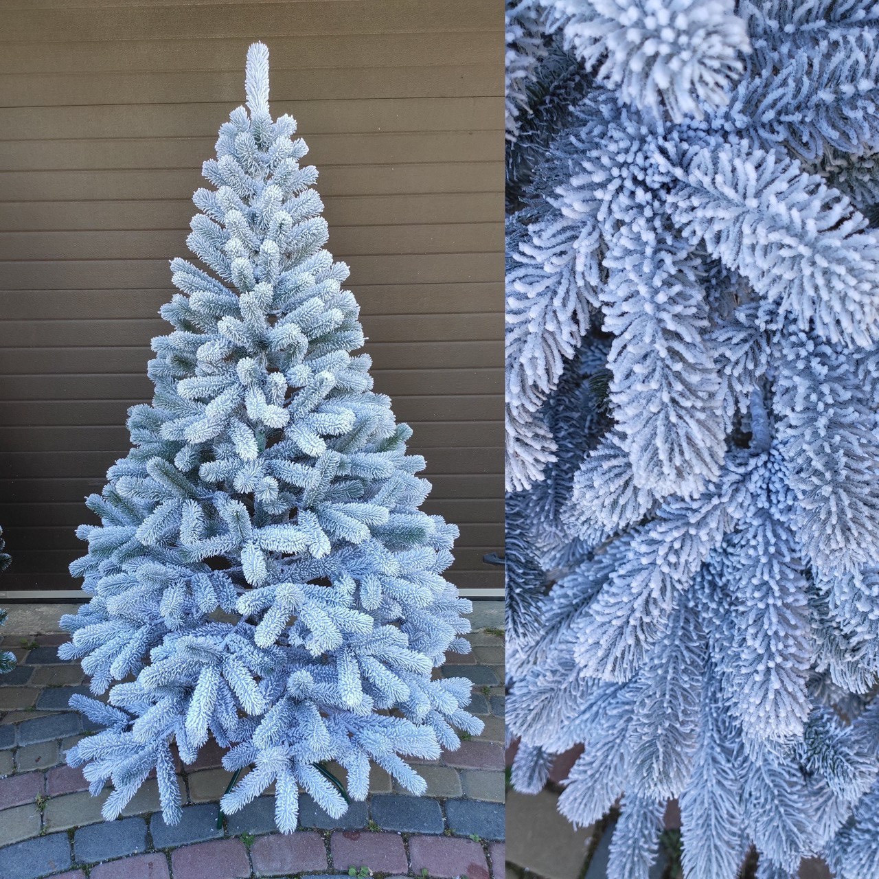 Лита ялинка Елітна засніжена 1.50м // літа ялинка засніжена / ялина з пластику / ялинка зі снігом, фото 1