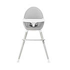 Стілець для годування KinderKraft Fini Full Grey, знімна підставка для ніг, 5-точкові ремені безпеки, фото 2