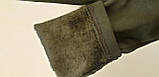 Жіночі чорні лосини Шугуан на хутрі розмір 50,52,54,56, фото 4