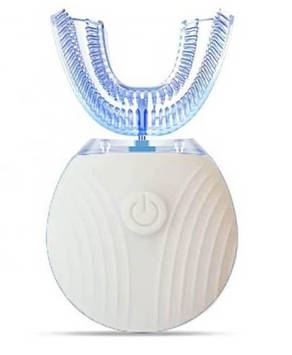 Ультразвукова щітка для зубів електрична силіконова з автоматичною стерилізацією BeWhite Біла