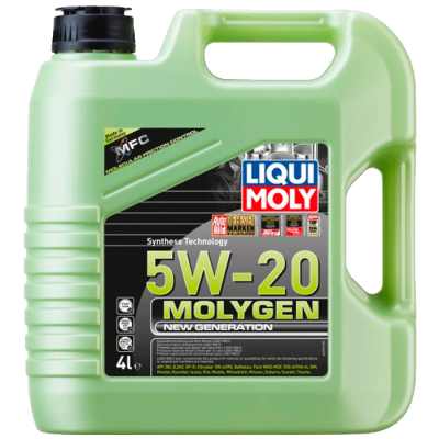 Моторна олива SAE 5W-20 MOLYGEN NEW GENERATION 4L, фото 1