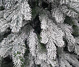 Ялинка "Колівська ЗАСНІЖЕННА" 2.3м штучна лита (2253 ялинка занижена/ялинка зі снігом, фото 2