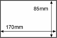Холдери для банкнот, бон 85х170 мм
