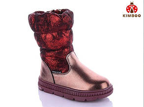 Якісні зимові чобітки для дівчинки бренду Сонце - Kimbo-o (р. 27-32)