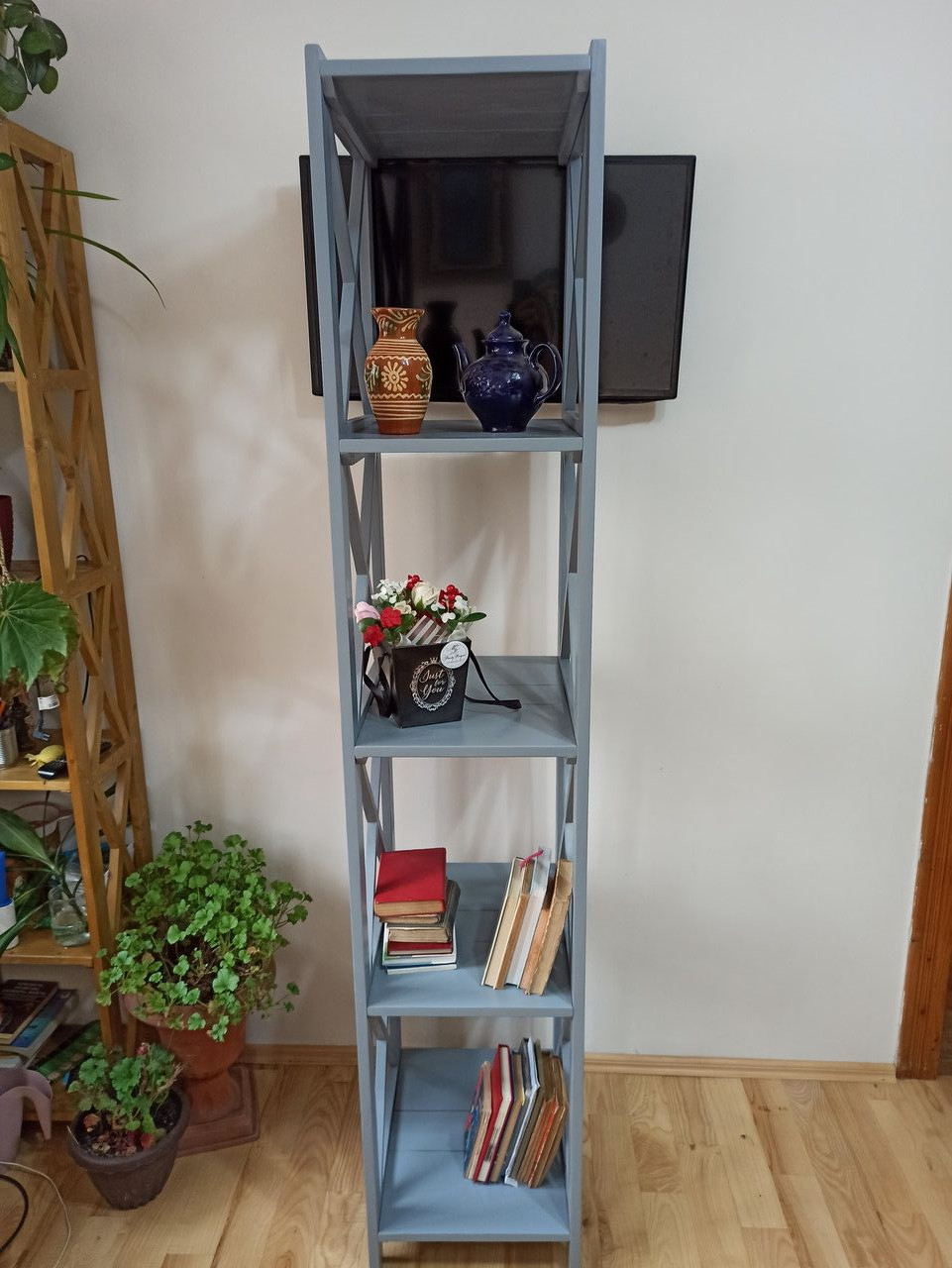 Стеллаж Прованс на Кухню 210*40*50 См, Натуральное Дерево — Купить ...