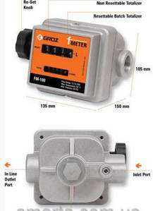 FM-100 - універсальний механічний лічильник витрати бензину, дизельного палива, біодизелю, легких масел/хв