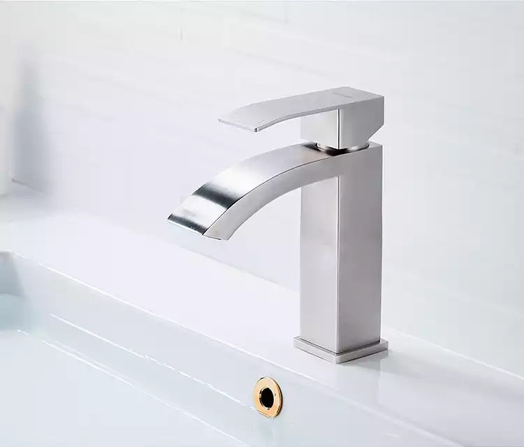 Змішувач для умивальника з неіржавкої сталі (SUS304) SANTEP 813-2, фото 1