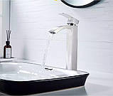 Змішувач для умивальника високий з неіржавкої сталі (SUS304) SANTEP 898-2, фото 2