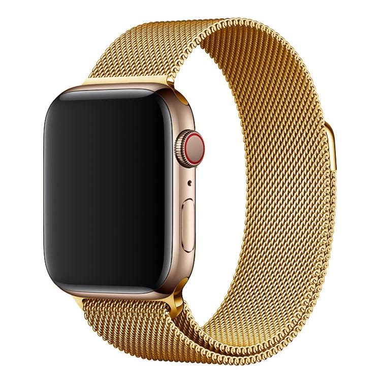 Міланськая петля ремінець для Apple Watch 49 / 46 / 45 / 44 mm золотий