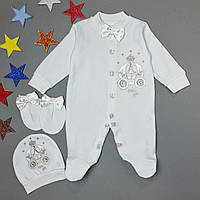 Святковий комплект "Карета" для малюка. 56 см (0-3 мес)