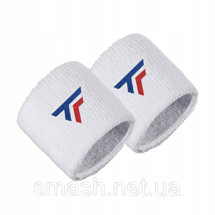 Напульсники Tecnifibre 2-Pack Wristbands white - фото 1 - id-p576295375