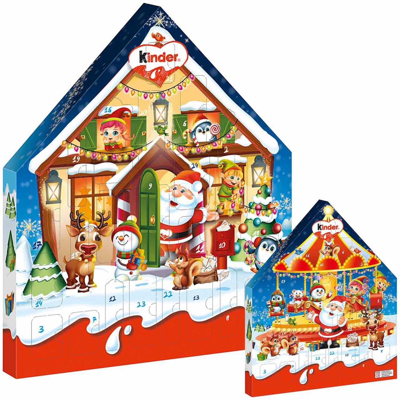 Адвент Календар kinder Maxi Mix Adventskalender Будиночок