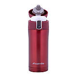 Термос з нержавіючої сталі Kamille KM-2087 320мл Червоний Якісний термос Термос для напоїв, фото 3