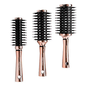 Набір брашингів з антистатичним ефектом FoxyBae Paddle Hair Brush Rose Gold