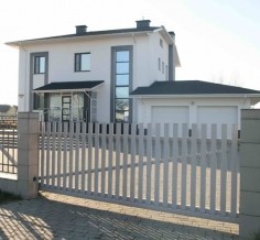 Відкатні ворота ADS400 з розрядженим алюмінієвим заповненням (50Х50)