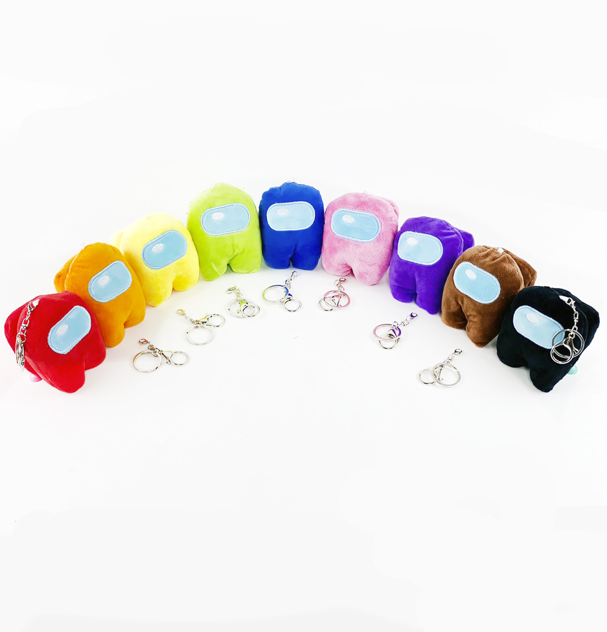 Іграшка-брелок м'яка "Among-Us" висота 10см, фото 1