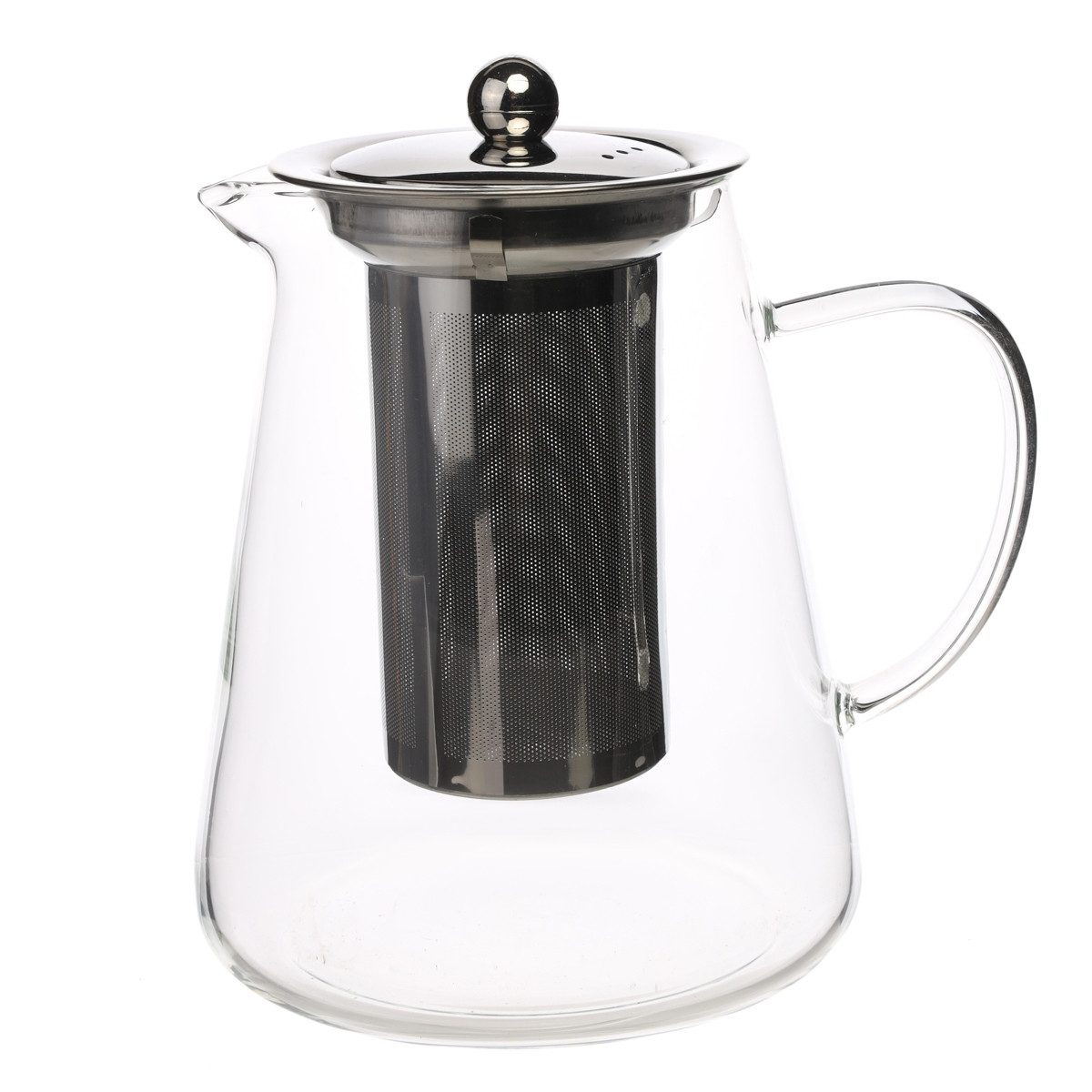 Заварочный Стеклянный Чайник с Металлической Крышкой 950 Мл 18905-020 ...