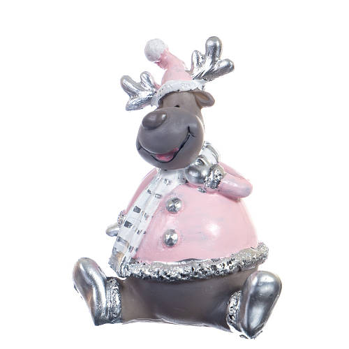 Статуэтка керамическая Lefard Олень Санты 10х7х5.5 см 16001-009, ціна ...