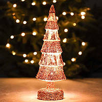 Фигура стеклянная с подсветкой Рождество 34 см 16017-086