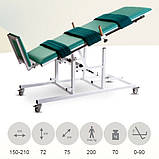 Реабілітаційний стіл для вертикалізації Rehab Електро Table SP-1 E з електрично регульованим кутом нахилу, фото 3