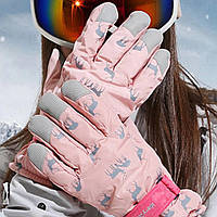 Лыжные перчатки женские Tundra Darlaga Pro. Цвет розовый. Фабричный пошив. Размер M\L Теплые не промокают
