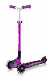 Самокат Globber Master Lights рожевий колеса з підсвічуванням 50кг 4+ (662-110-2)