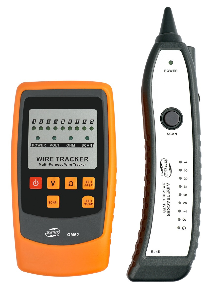 GM62 кабельний тестер Benetech, трасошукач (помістостійкий), фото 1