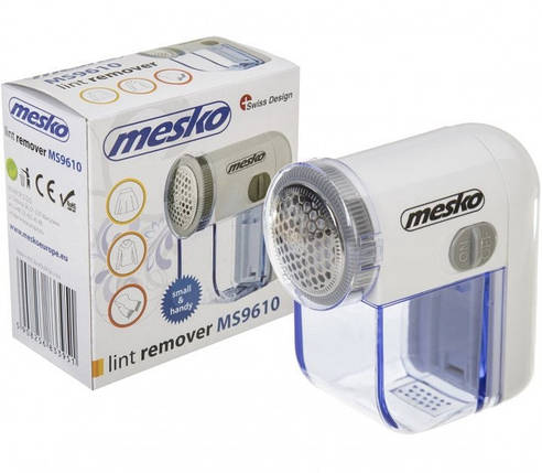 Машинка для чистки одягу від катишків Mesko MS 9610, біла, фото 1