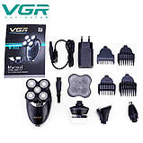 Електробритва акумуляторна 4 в 1 VGR V-302, фото 4