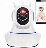 Бездротова Камера поворотна IP UKC Wi-Fi microSD 6030B, фото 4