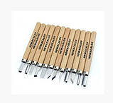 Набір стамесок для різьби по дереву Newacalox 12 шт., фото 2