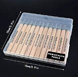 Набір стамесок для різьби по дереву Newacalox 12 шт., фото 5