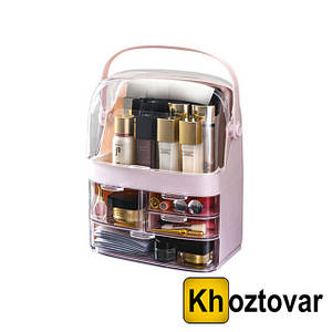 Органайзер для косметики 5 секцій W-11 Рожевий