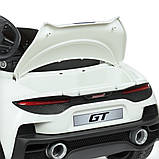 Дитячий електромобіль McLaren ( 2 мотори по 45W, 1 акум 12V7Ah, EVA) Bambi M 4638EBLR-1 Білий, фото 7