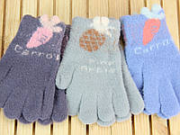 Перчатки детские зимние для девочек возраст 4-6 лет