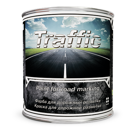 Фарба для дорожньої розмітки Miks Color Traffic біла 12кг, фото 1