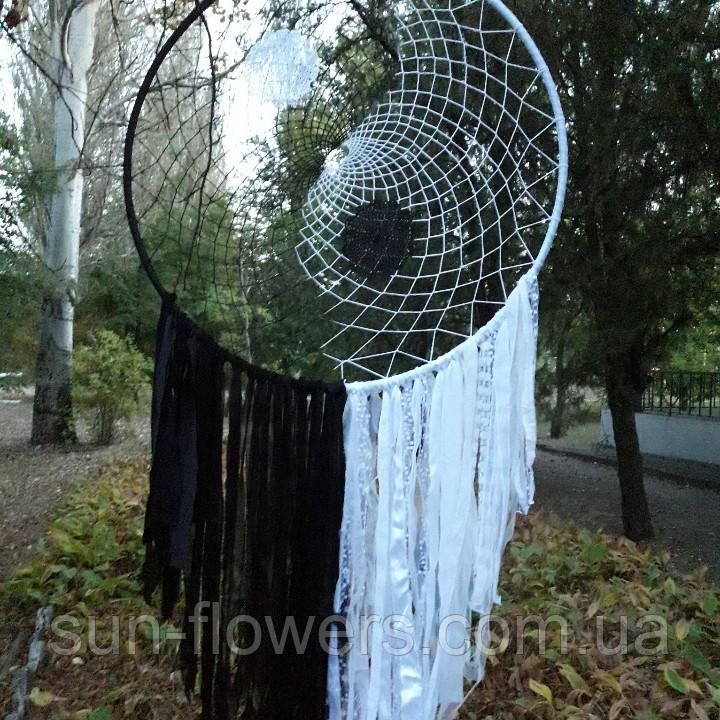 Декоративний ловець снів "Інь-Ян", фото 1