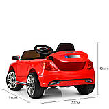 Дитячий електромобіль BMW (2 мотори по 25W, 1 акум 12V5AH, EVA, MP3) M 3987EBLR-3 Червоний, фото 7