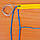 Сітка волейбольна «China model 1» з тросом жовто-синя, фото 6