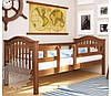 Ліжко дитяче з перегородками "Максим" з натурального дерева (дерев'яні меблі)