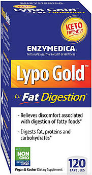 Enzymedica Lypo Gold For Fat Digestion 120 капсул (4384303889)