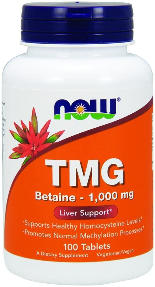 Now Foods TMG 1000 mg 100 таблеток (4384303891)