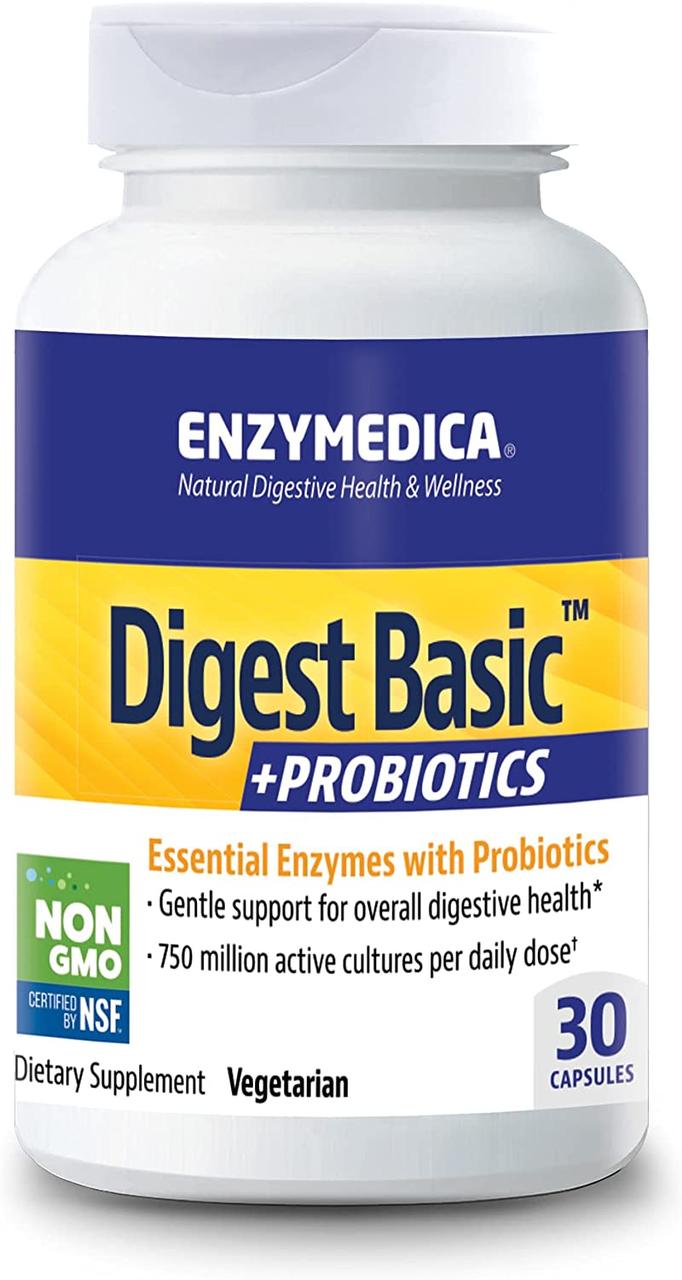 Enzymedica Digest Basic + Probiotics 30 капсул (4384303892)